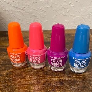 L.A. Colors Color Mania Nail Polish Set of 4